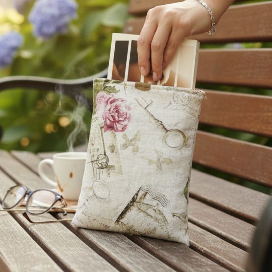 au-bonheur-de-petite-fleur-pochette-livre-vintage-poche-matelass-e image 5