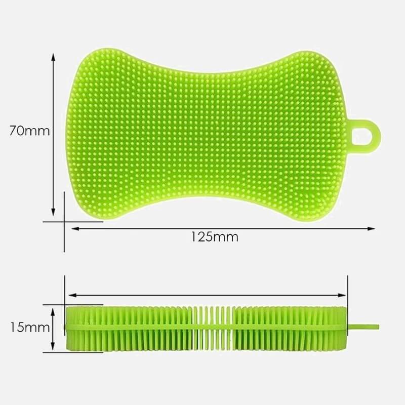 hilloo-ponges-vaisselle-cologiques-ponge-silicone-verte image 6