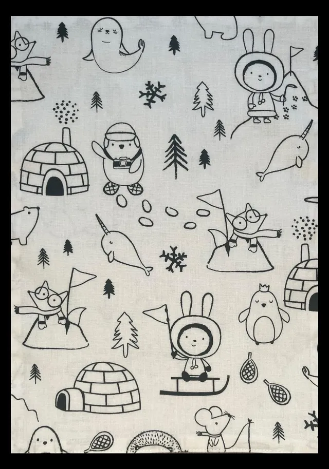 jane-couture-tissus-en-vente-coloriage-igloo-tissu-coton-150-cm image 1