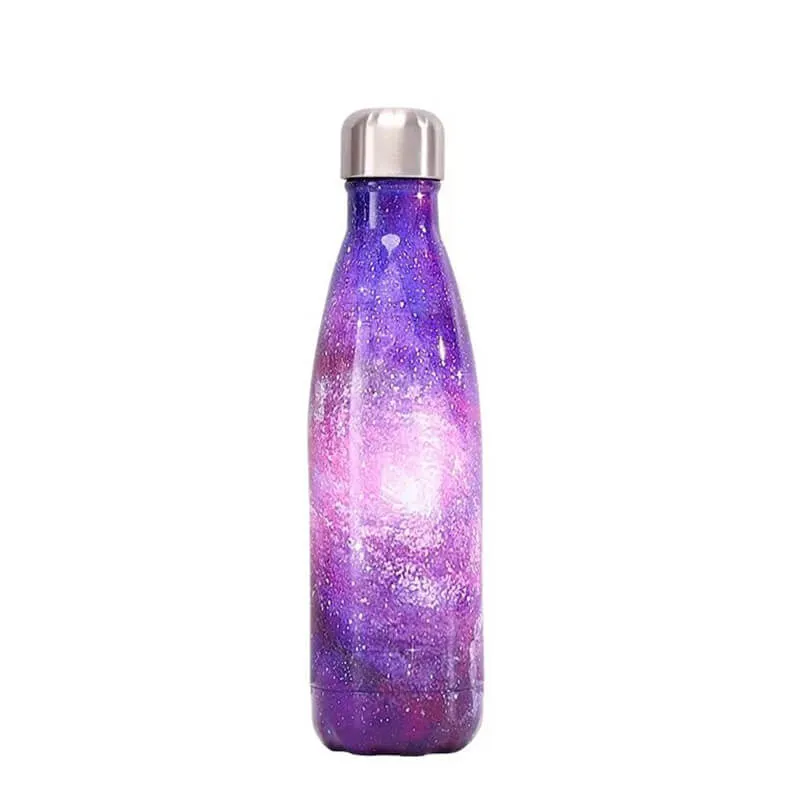 hilloo-galaxy-bouteille-isotherme-500-ml-inox-espace image 1