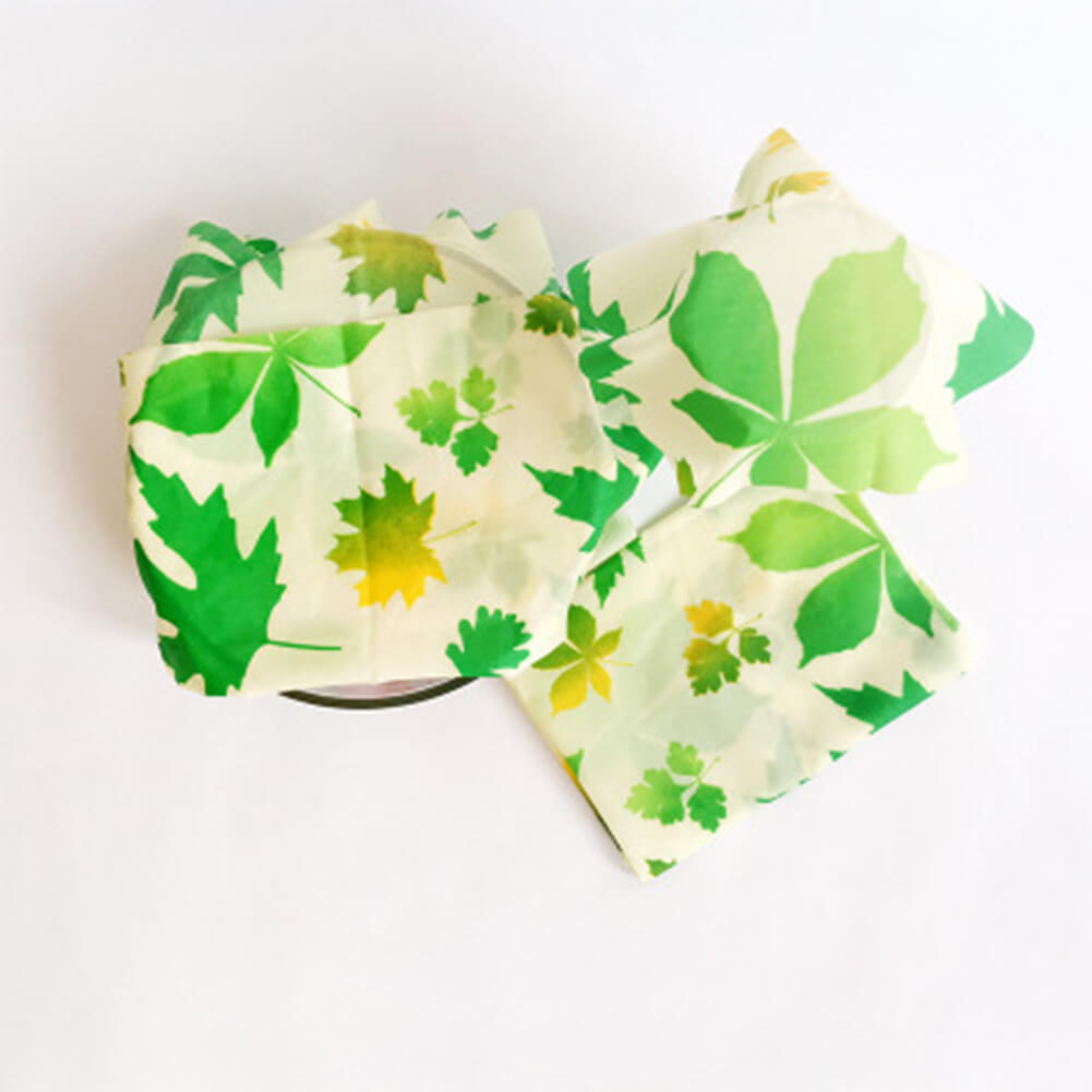 hilloo-emballages-cire-d-abeille-bee-wrap-feuilles-lot-3-naturel image 2