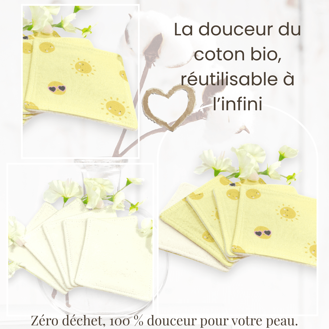 au-bonheur-de-petite-fleur-pois-soleil-lingettes-d-maquillantes-coton-bio-lot-5 image 2