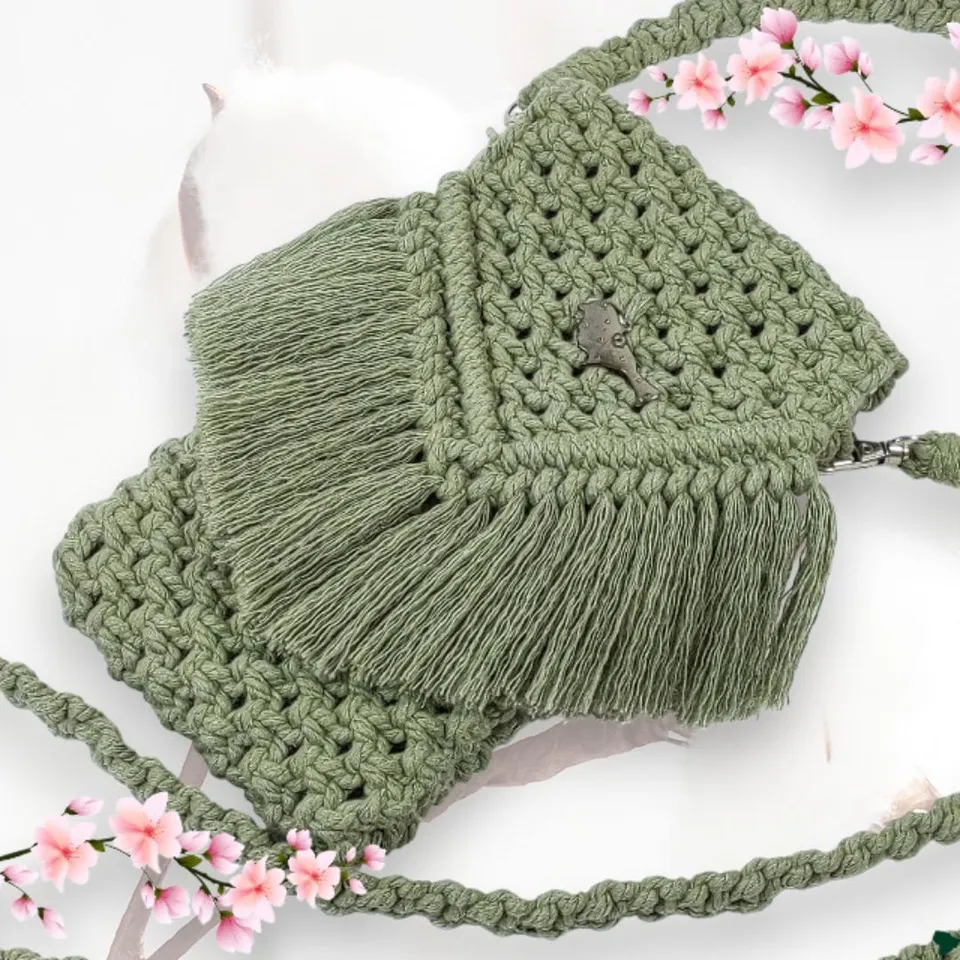 au-bonheur-de-petite-fleur-sac-t-l-phone-bandouli-re-macram-kaki-oeko-tex image 1