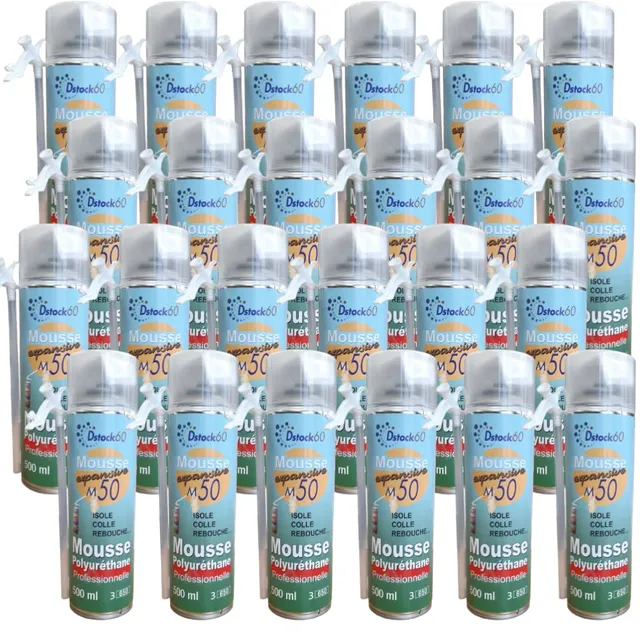 dstock60-construction-mousse-expansive-manuelle-500ml-polyur-thane-lot-24-isole image 1