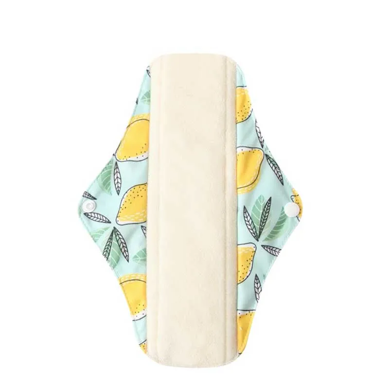 hilloo-serviette-hygi-nique-lavable-citron-flux-normal-1-serviette image 1