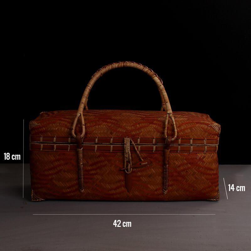 hilloo-sac-bambou-japonais-tiss-main-marron-rangement image 3