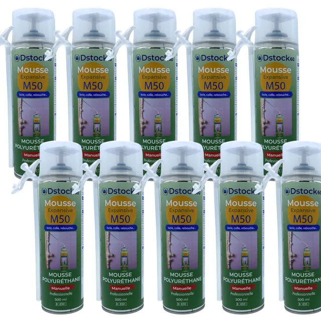 dstock60-construction-lot-10-mousses-expansives-500-ml-manuelle image 1