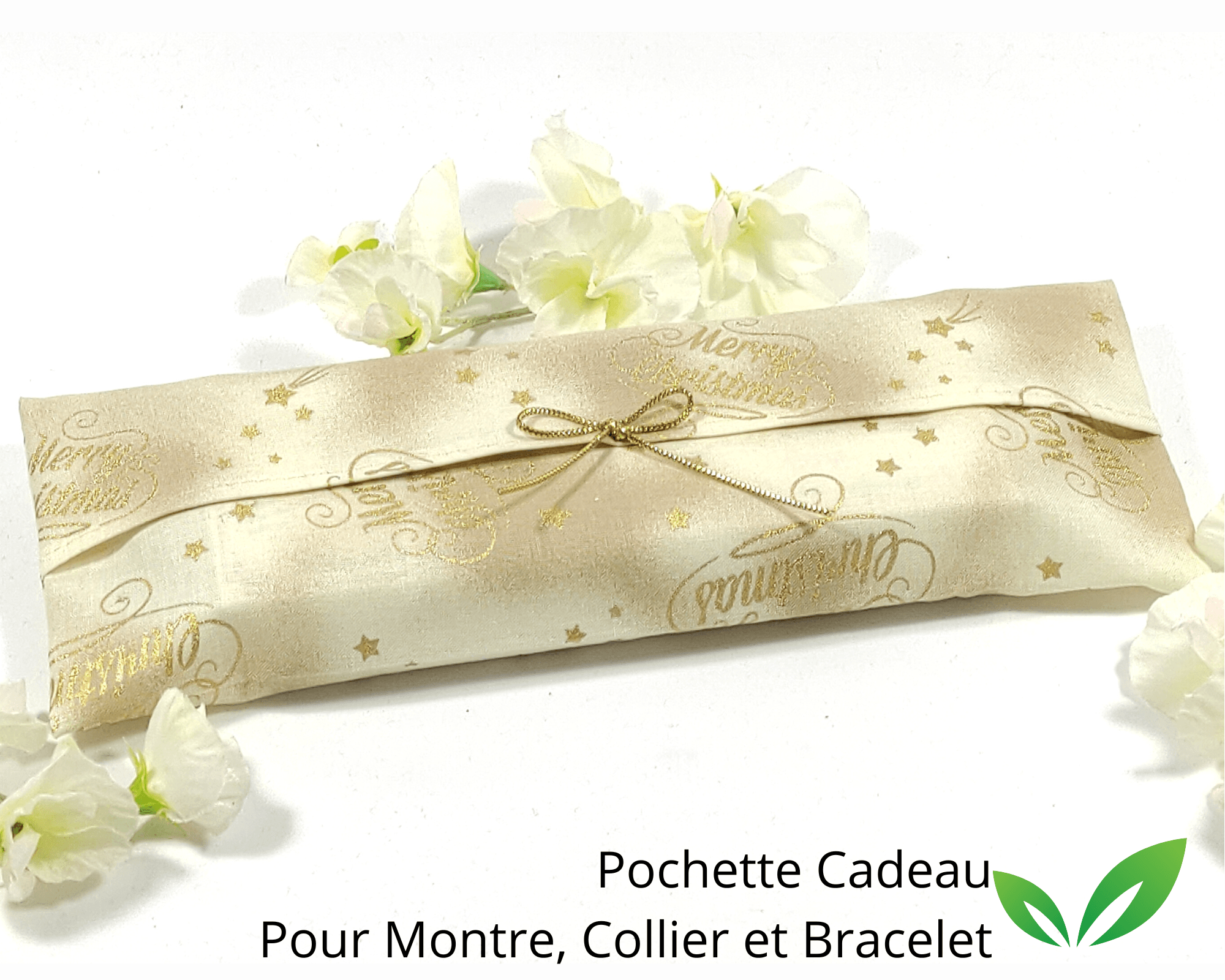 au-bonheur-de-petite-fleur-no-l-pochettes-cadeaux-cr-me-coton-bijoux image 2