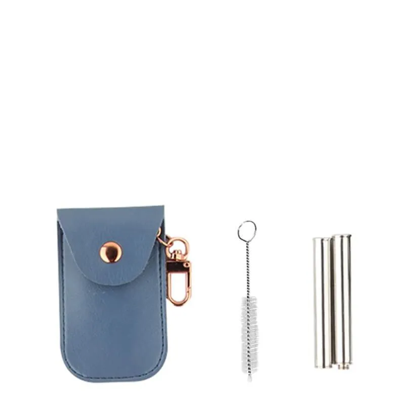 hilloo-paille-inox-d-vissable-bleue-pochette-goupillon image 1