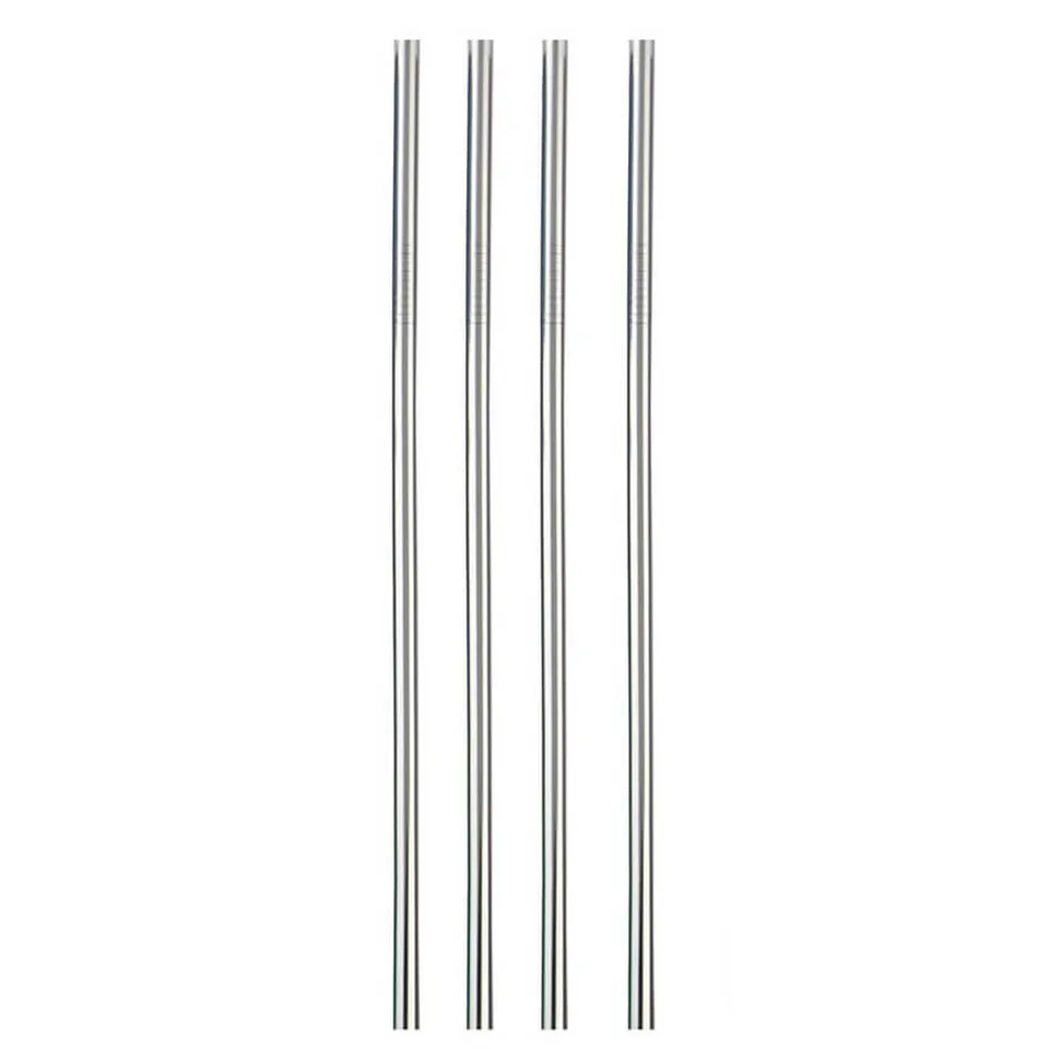 hilloo-pailles-inox-droites-paille-r-utilisable-lot-de-100-argent image 1