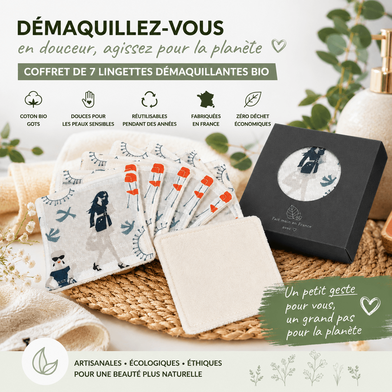 au-bonheur-de-petite-fleur-lingettes-d-maquillantes-lavables-bio-x7-coton image 2