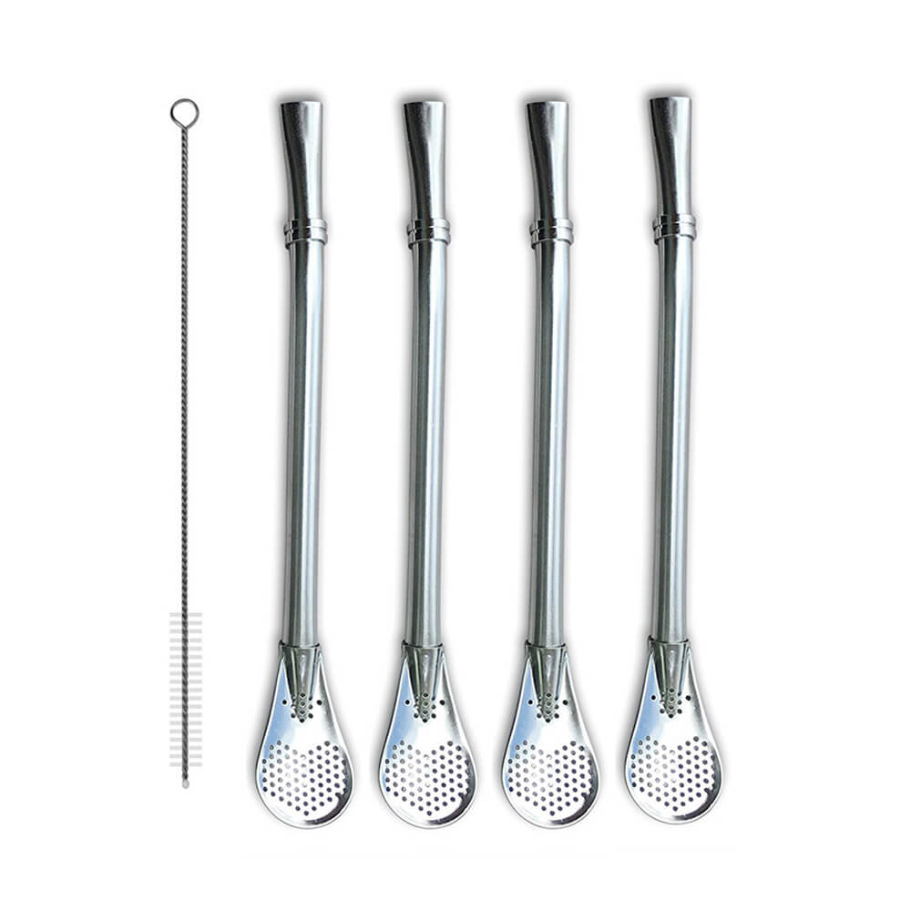 hilloo-paille-inox-mat-argent-filtre-goupillon image 1