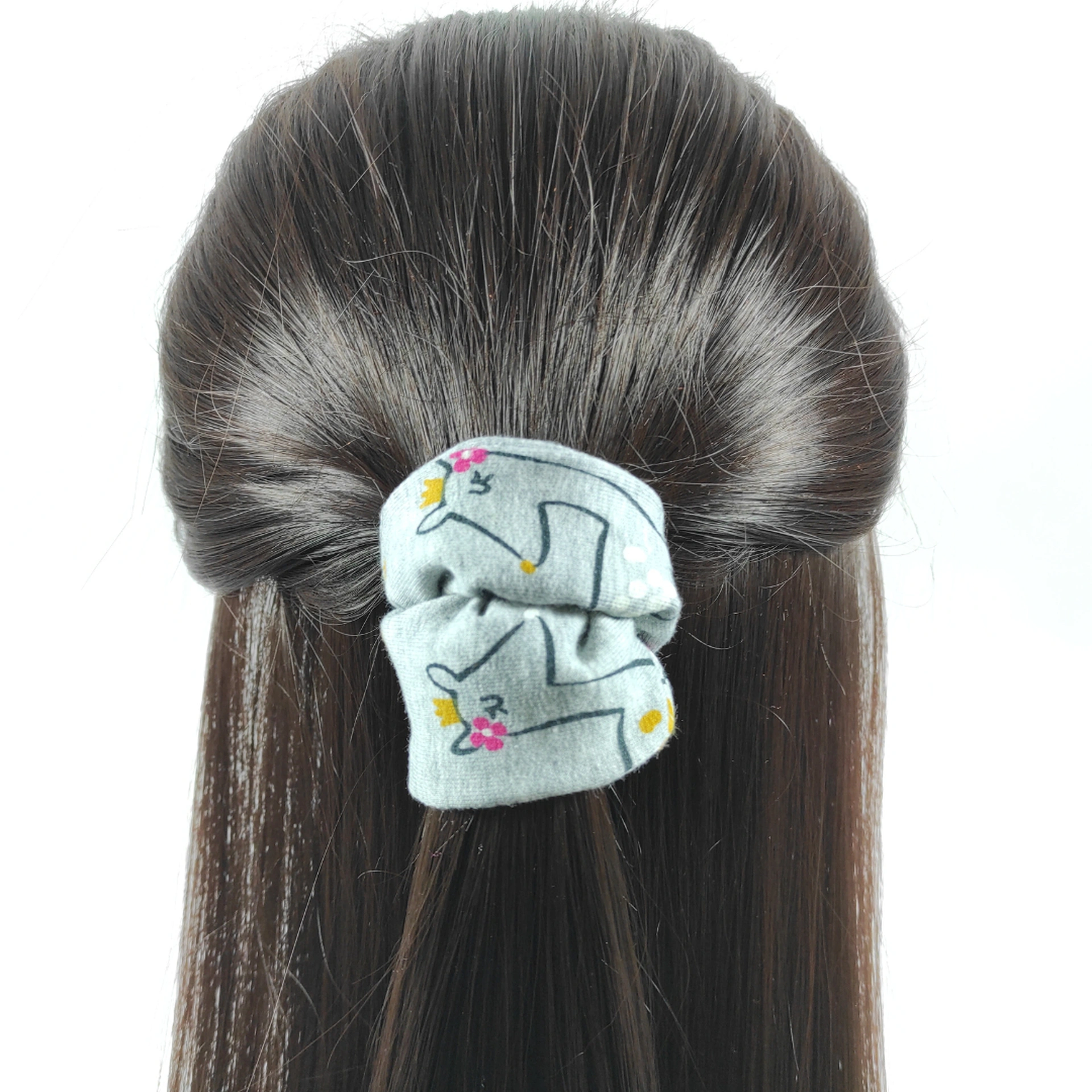 au-bonheur-de-petite-fleur-chouchou-enfant-biches-gris-coton image 2
