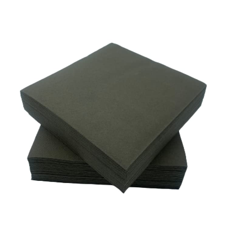 dstock60-arts-de-la-table-serviettes-jetables-airlaid-40x40-choco-lot-50-tissu image 2