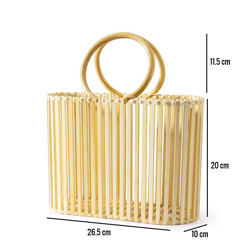 hilloo-sac-bambou-anneaux-naturel-rectangle image 4