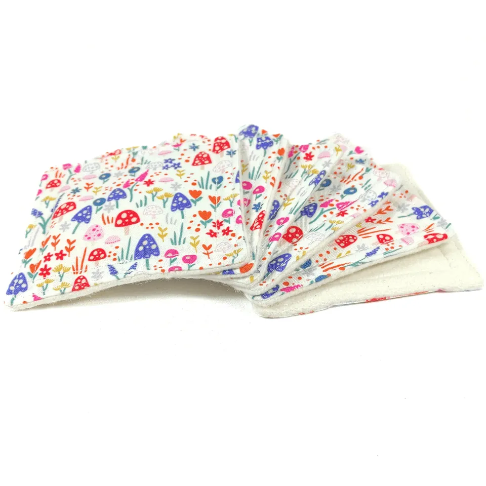 au-bonheur-de-petite-fleur-lingettes-d-maquillantes-champignon-x5-bio image 1